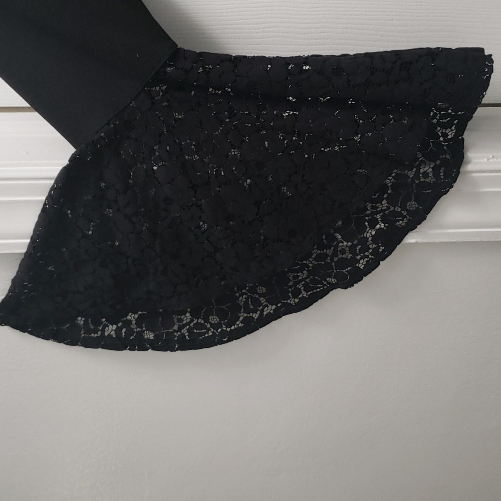 NY & Co Black Lace Sleeve Dress. SIZE Large - Picture 5 of 8